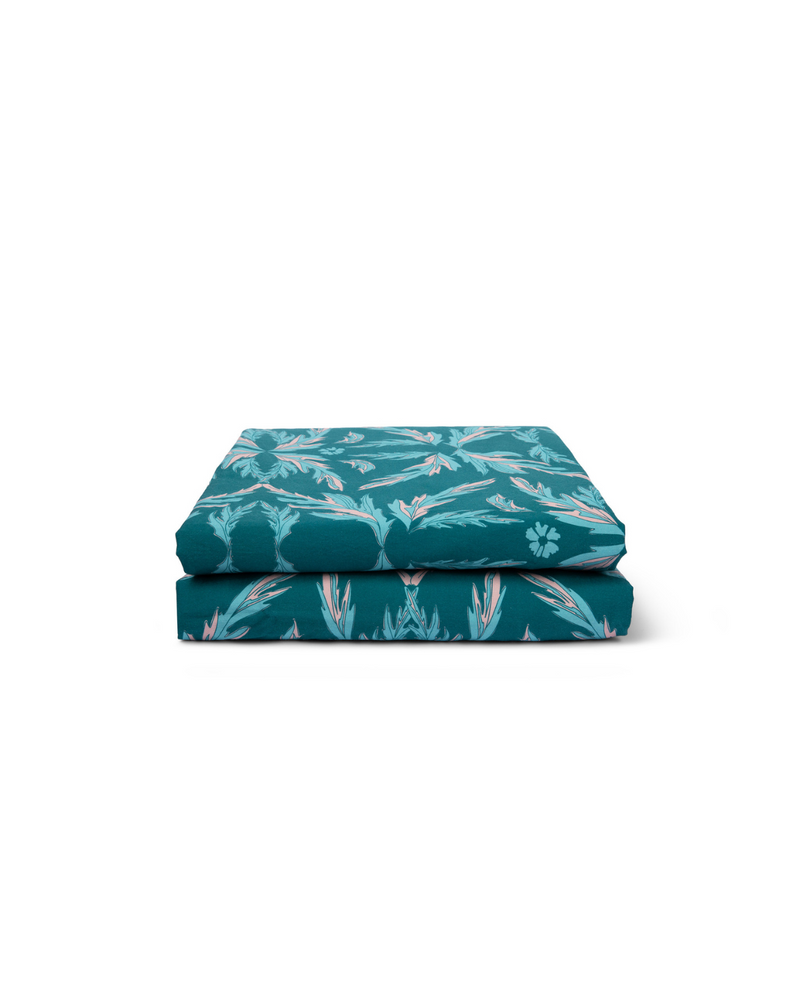 Cotton Sateen Fitted Sheet - Kaleidoscope